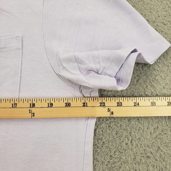Banana Republic Shirt Mens Large Purple Short Sleeve Casual Preppy Classiccore - Picture 10 of 13